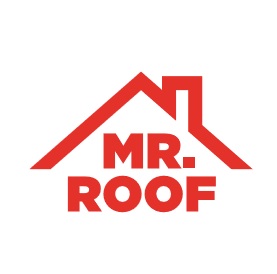 red roof and the words mr. roof